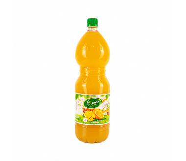 Boisson au Jus d’Orange et de Mangue, Bouteille de 1,25L, 20% Teneur de Fruits au Min