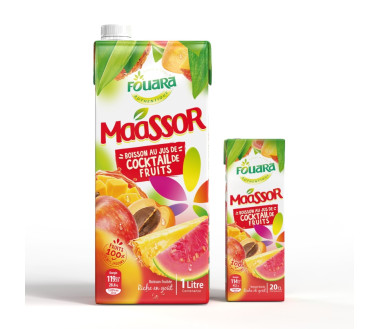 Maassor Fruit Cocktail Juice Drink, 1L Carton