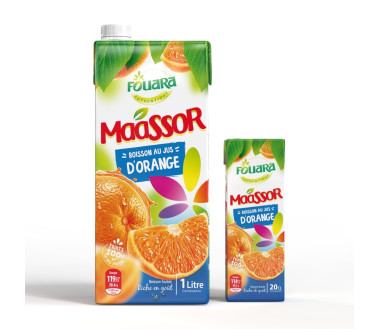 Maassor Orange Juice Drink, 1L Carton