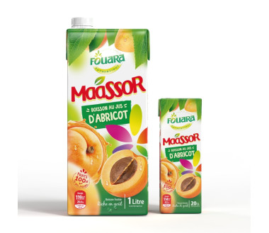 Maassor Apricot Juice Drink, 1L Carton