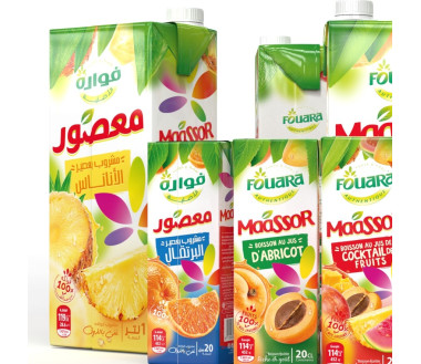 Maassor Pineapple Juice Drink, 1L Carton